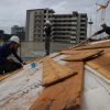 平成の京町家解体現場から　大屋根野地板撤去　９月１２日