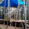 竹林木匠塾−６　玉ねぎ茶室を制作　１０月６日