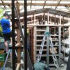 卒業制作東山五条町家改修−３　壺棚小屋つくり　５〜６月作業から