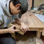 中京区の長屋改修2025−8　　　12月　仕上げの作業あれこれ