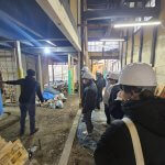 施工中の町家見学　1月20日